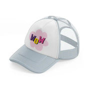 wow grey trucker hat