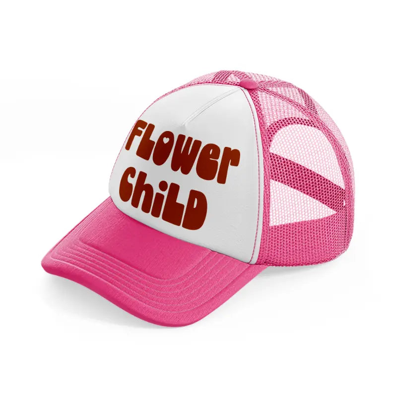 quote 03 neon pink trucker hat