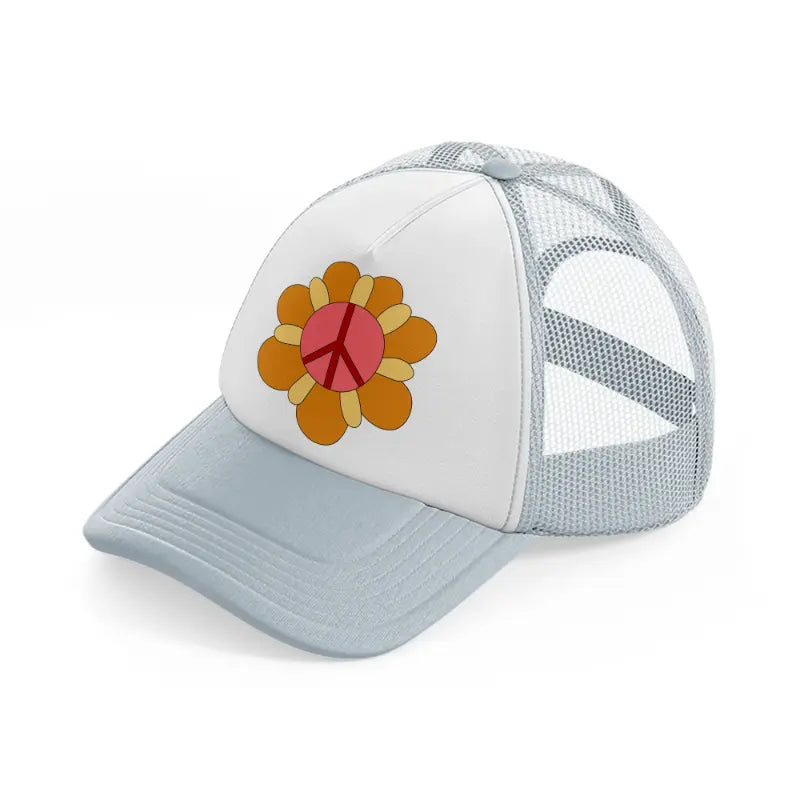 floral elements-27-grey-trucker-hat