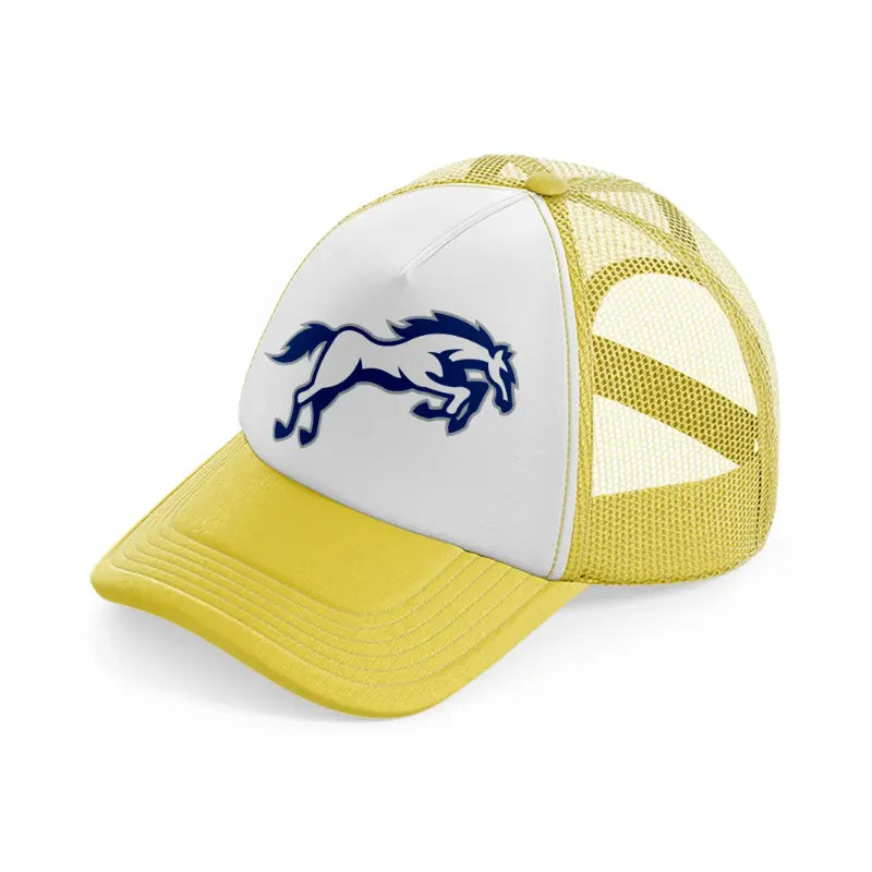 indianapolis colts emblem-yellow-trucker-hat