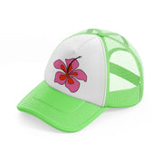 retro elements-19-lime-green-trucker-hat