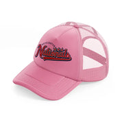 washington nationals-pink-trucker-hat