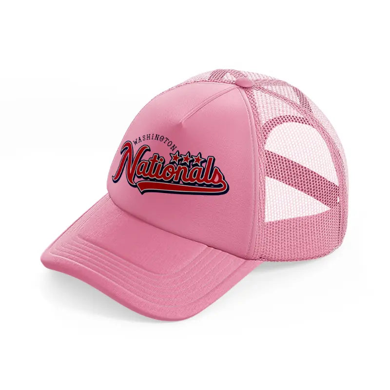 washington nationals pink trucker hat