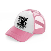 duck-hunting season-pink-and-white-trucker-hat