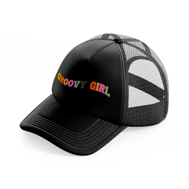 retro elements 98 black trucker hat