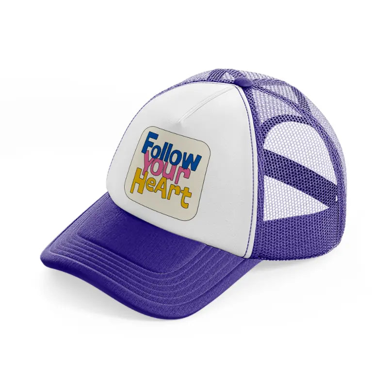 love quotes-01-purple-trucker-hat