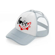 love b&r-grey-trucker-hat