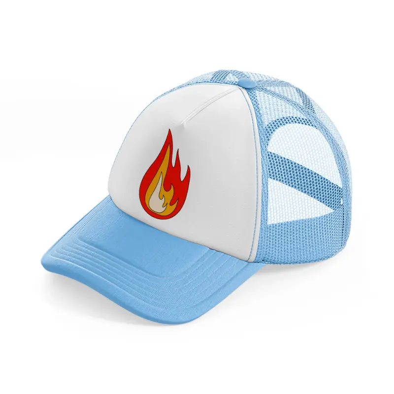 fire-sky-blue-trucker-hat