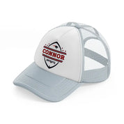connor patriots-grey-trucker-hat