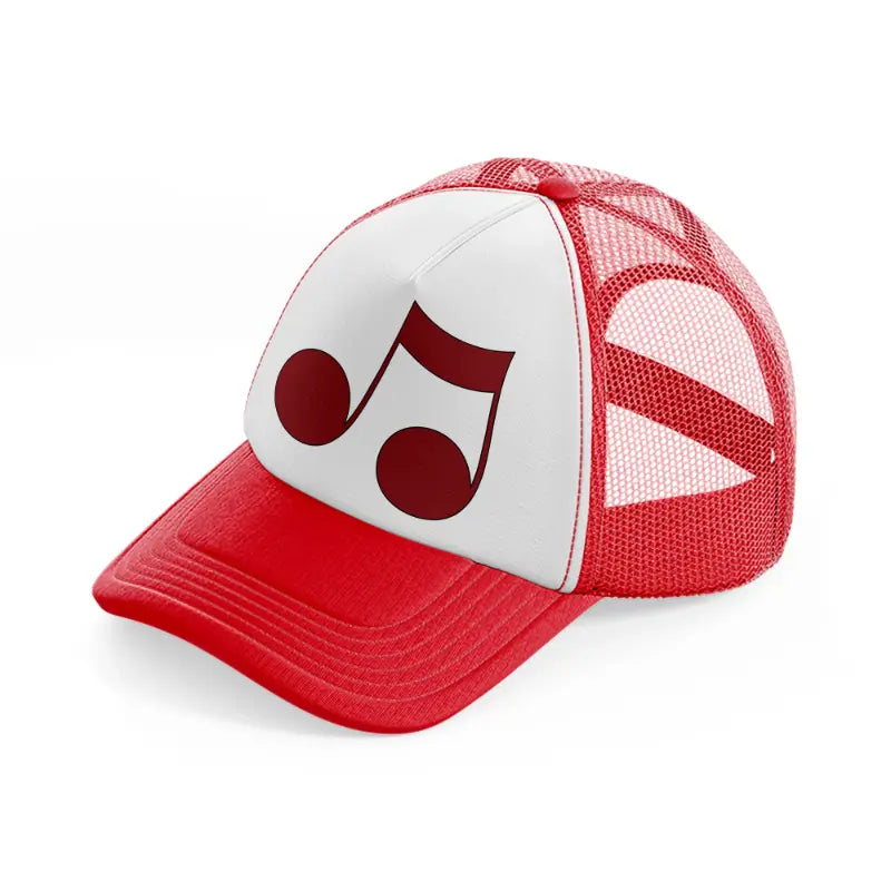 groovy elements-71-red-and-white-trucker-hat