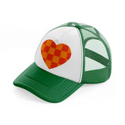 icon2 green and white trucker hat