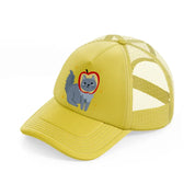 022 costume gold trucker hat