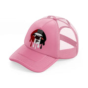 atlanta falcons mouth-pink-trucker-hat