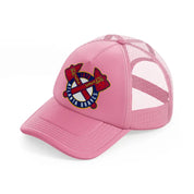 1876 atlanta braves-pink-trucker-hat