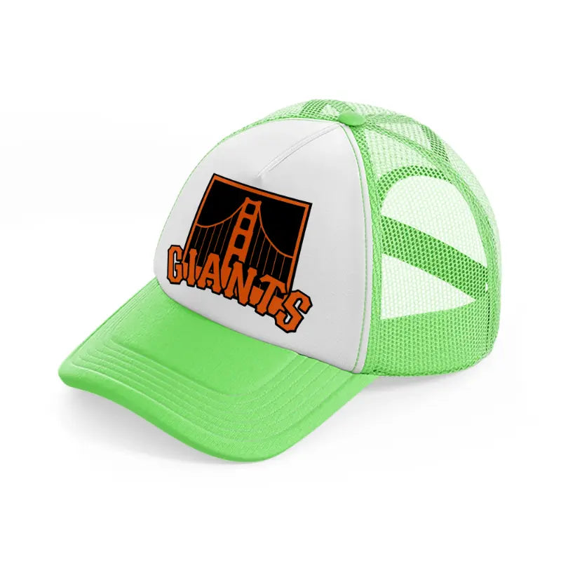 sf giants-lime-green-trucker-hat