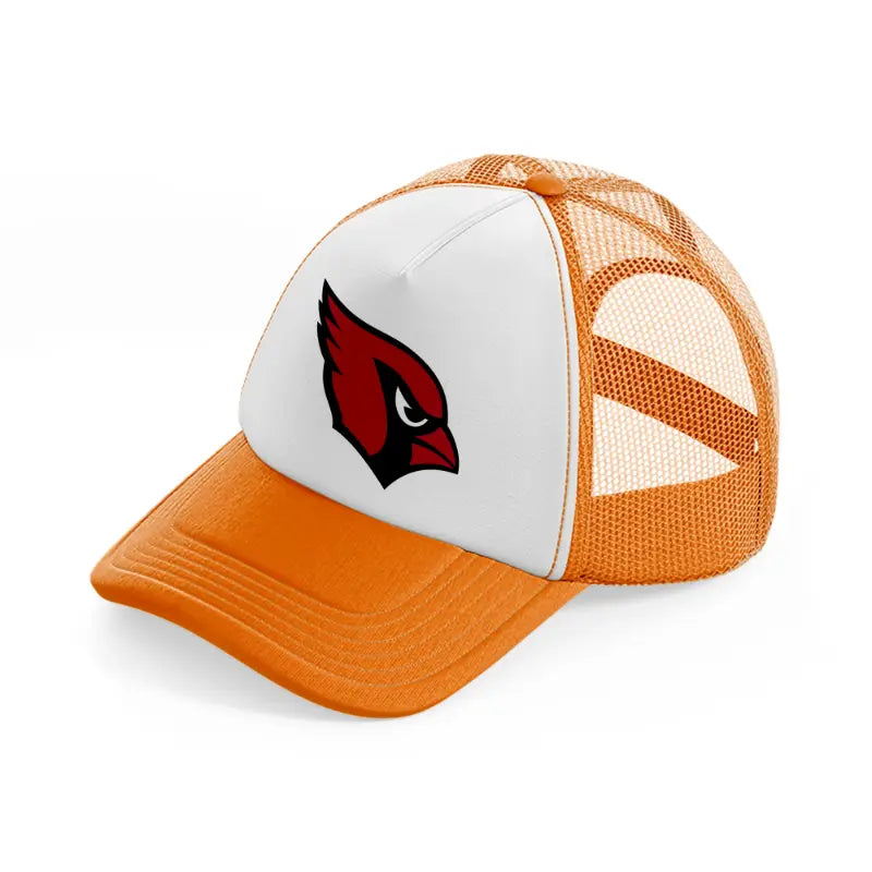 arizona cardinals emblem-orange-trucker-hat