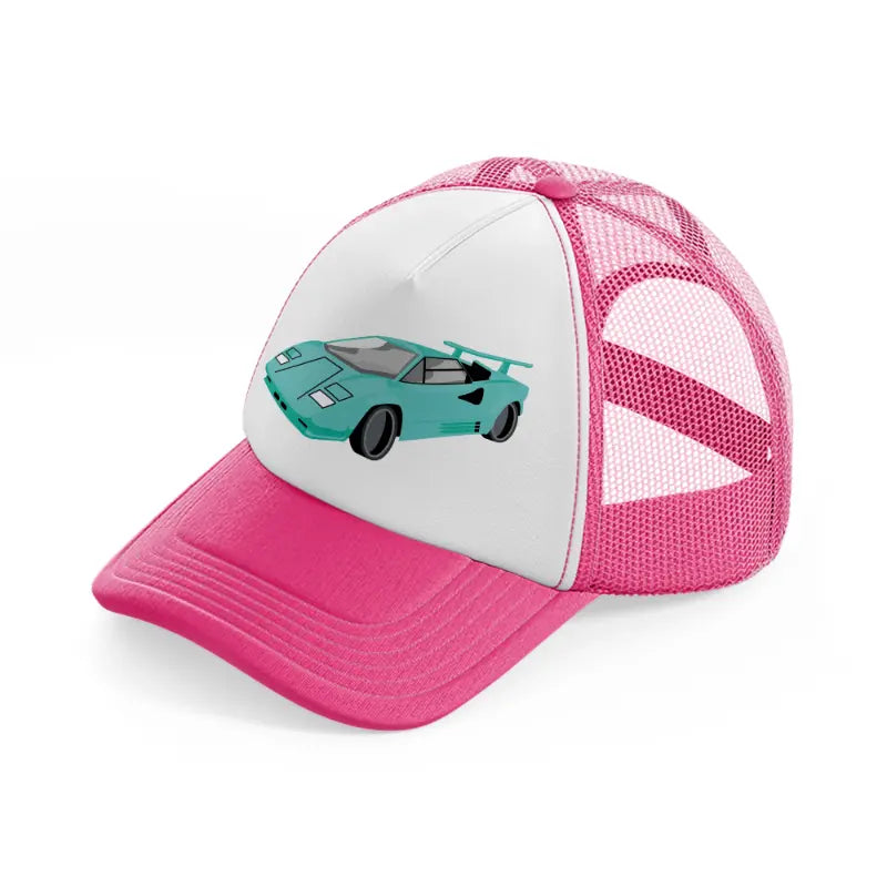 80s megabundle 45 neon pink trucker hat