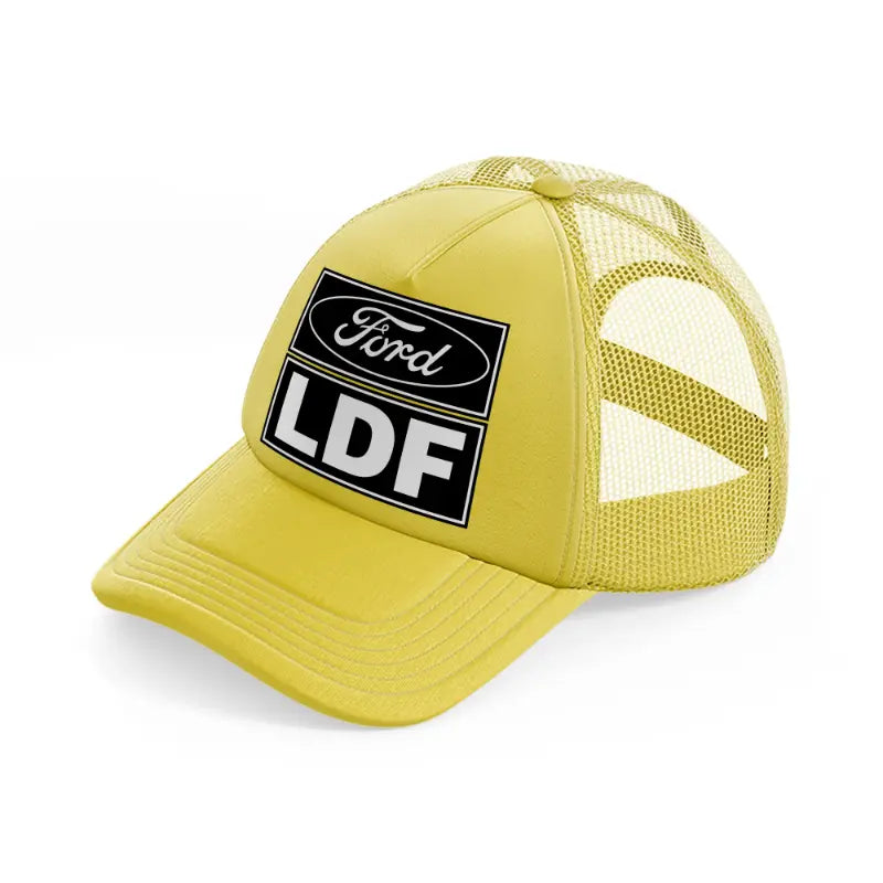 ford ldf gold trucker hat