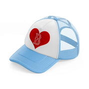 boston red sox lover-sky-blue-trucker-hat