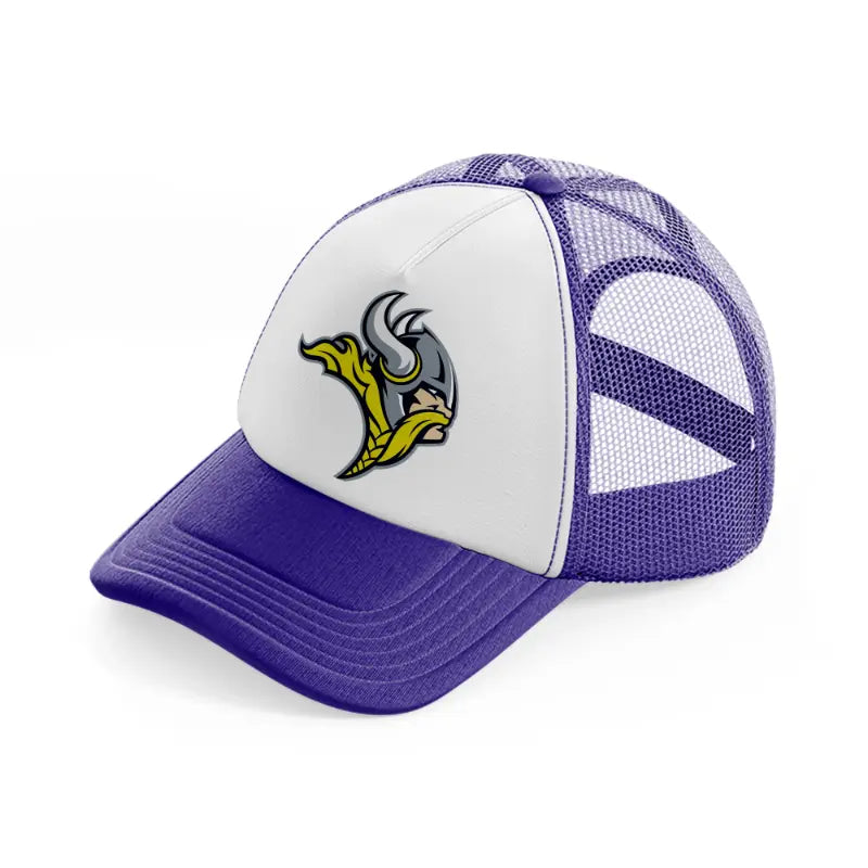 minnesota vikings retro-purple-trucker-hat