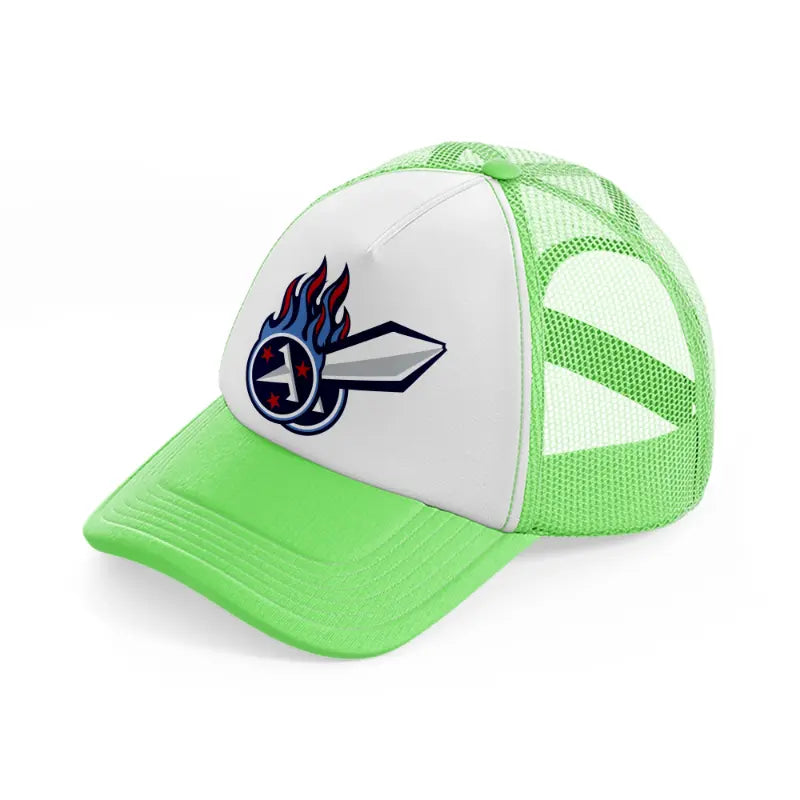 tennessee titans supporter-lime-green-trucker-hat