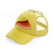 groovy shapes 15 gold trucker hat