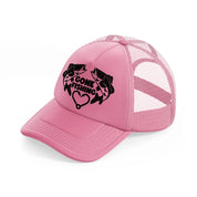 gone fishing love-pink-trucker-hat