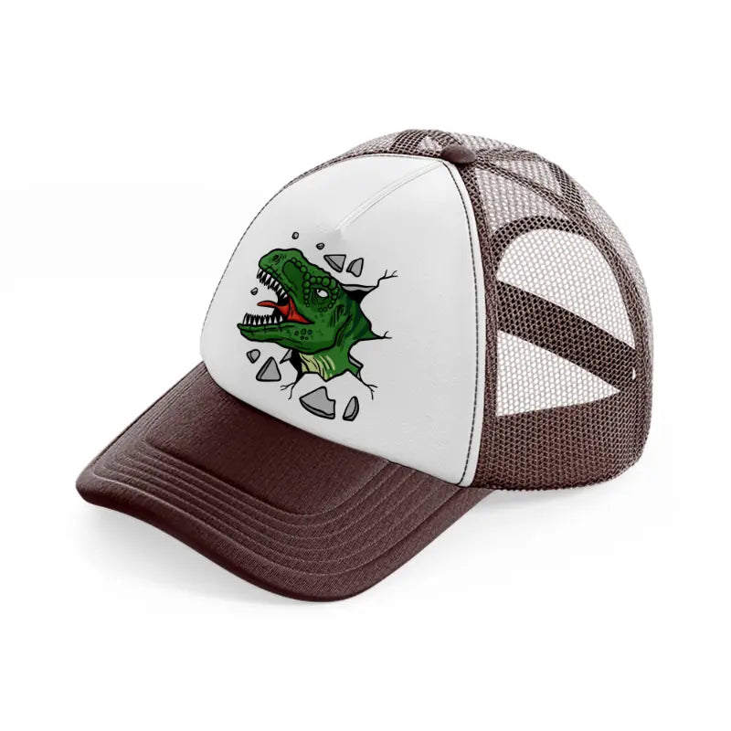 dinosaur-brown-trucker-hat