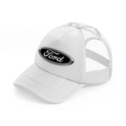 ford black white trucker hat