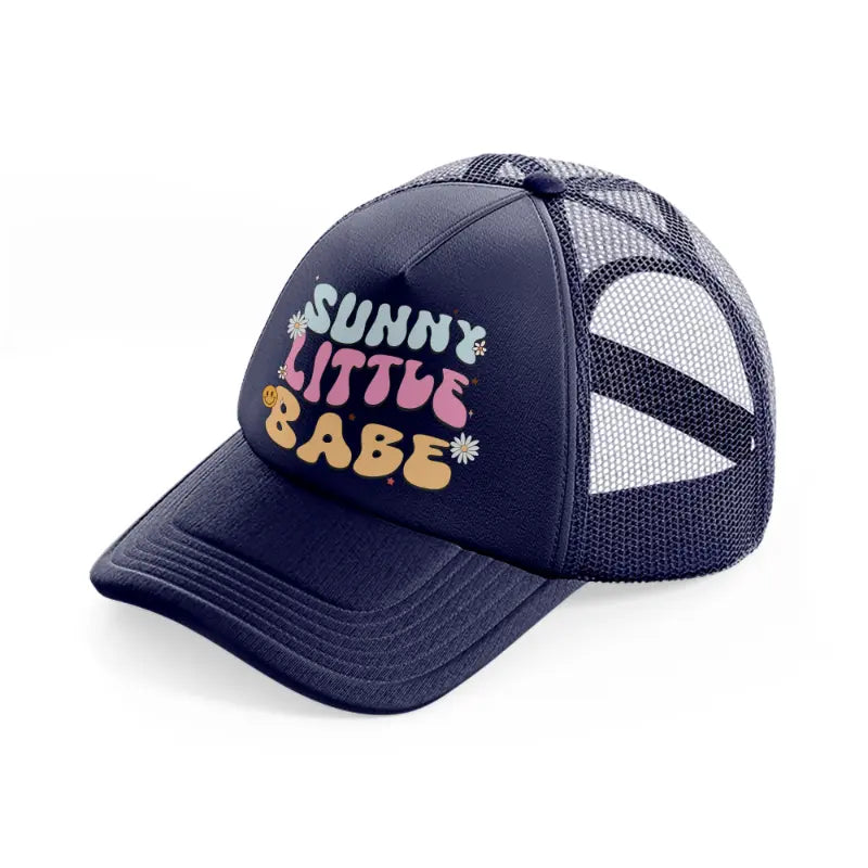 sunny little babe-navy-blue-trucker-hat