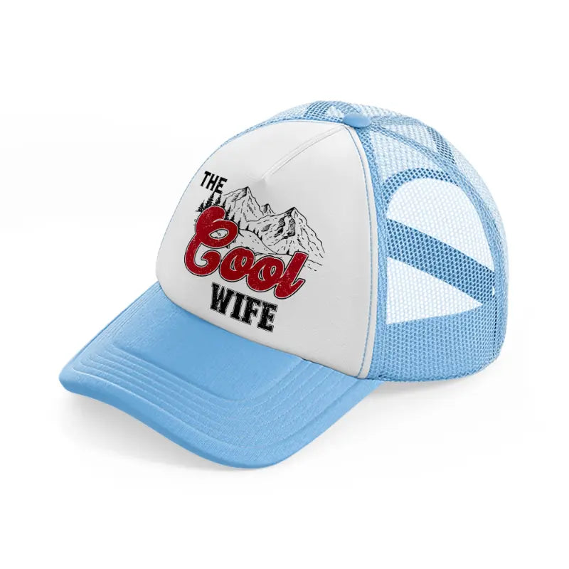 mama 177 sky blue trucker hat