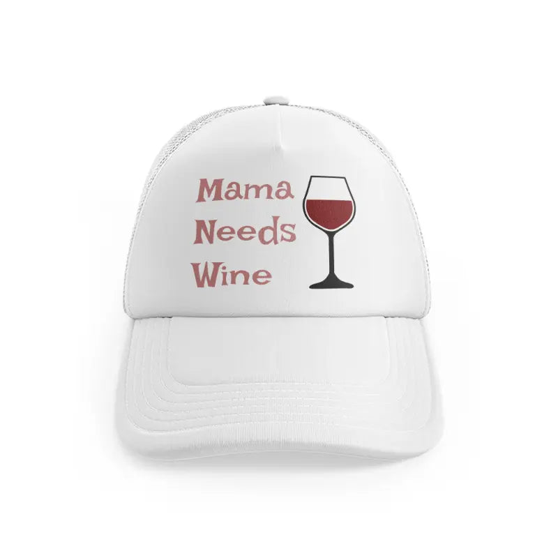 Mama Needs Winewhitefront-view