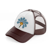floral elements-14-brown-trucker-hat