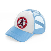 angels baseball 1961-sky-blue-trucker-hat