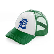 detroit lions letter-green-and-white-trucker-hat