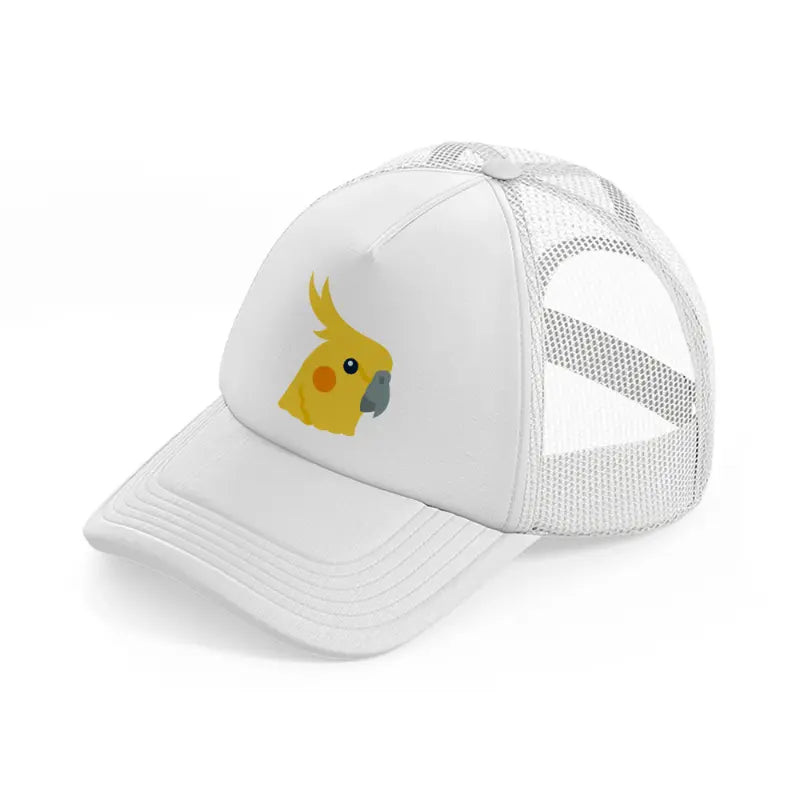 cockatiel-white-trucker-hat
