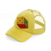 groovy elements 56 gold trucker hat