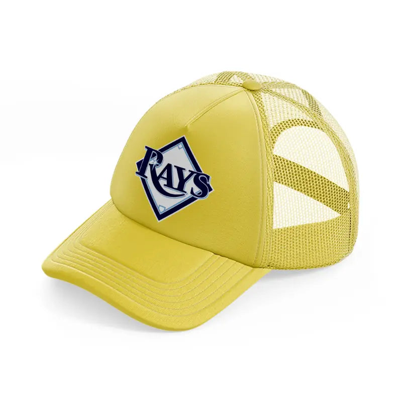 rays badge-gold-trucker-hat