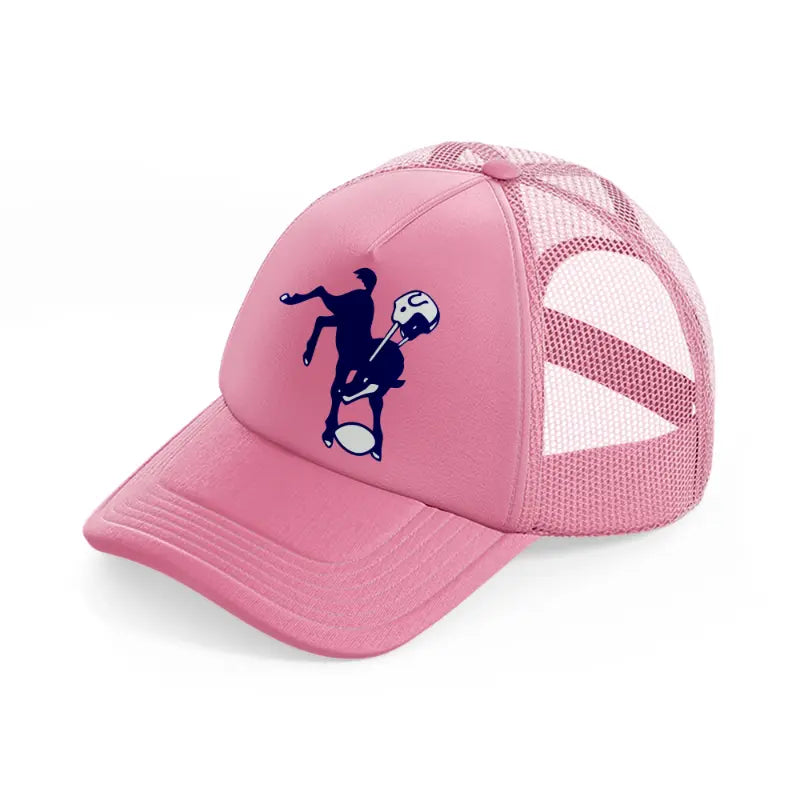 indianapolis colts retro-pink-trucker-hat