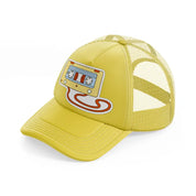 groovysticker 16 gold trucker hat