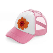 floral elements-35-pink-and-white-trucker-hat