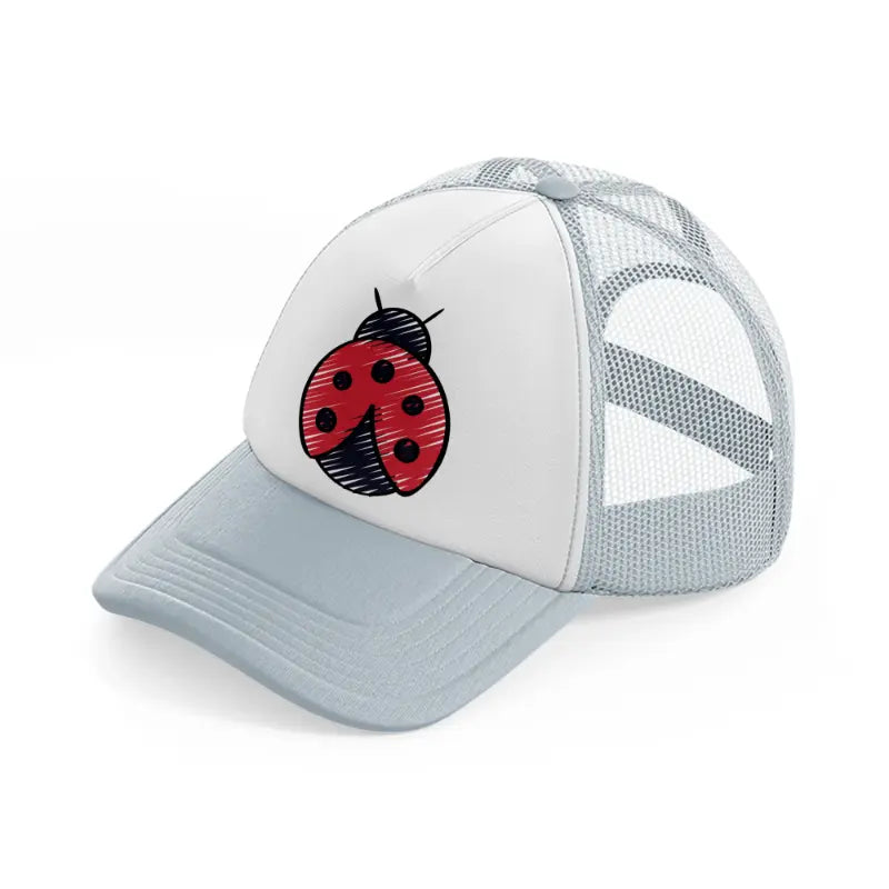 ladybug-grey-trucker-hat