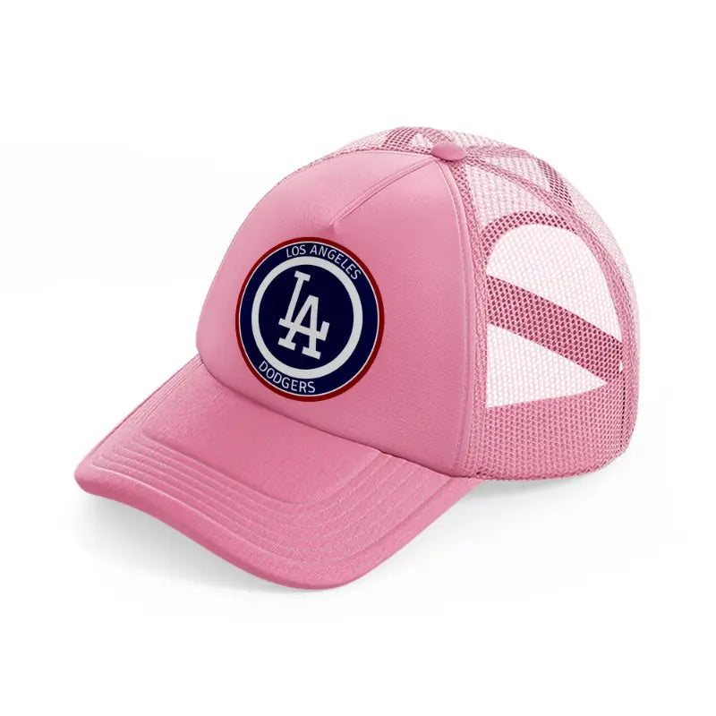 los angeles dodgers vintage-pink-trucker-hat