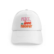 groovy-love-sentiments-gs-15-white-trucker-hat