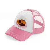 015-carpet-pink-and-white-trucker-hat