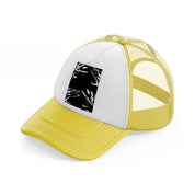 ghost hands yellow trucker hat