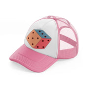 groovy elements-57-pink-and-white-trucker-hat