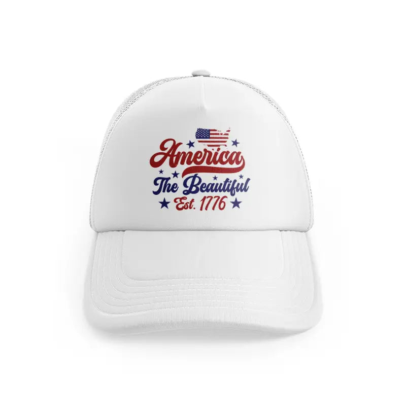 america the beautiful est. 1776-01-white-trucker-hat