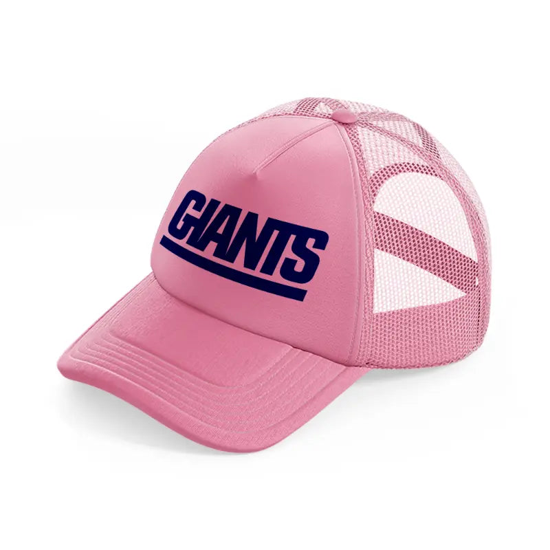 giants logo-pink-trucker-hat