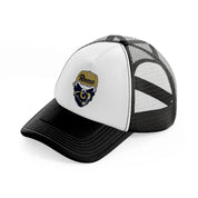 los angeles rams supporter-black-and-white-trucker-hat